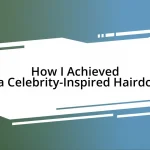 How I Achieved a Celebrity-Inspired Hairdo